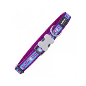 Collare per Cani Red Dingo Style Viola Unicorno (2,5 x 41-63 cm)