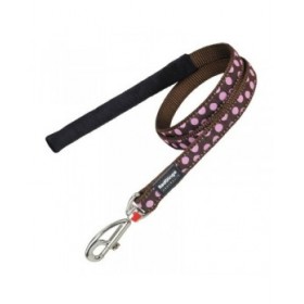 Guinzaglio per Cani Red Dingo Marrone Punti (2 x 120 cm)