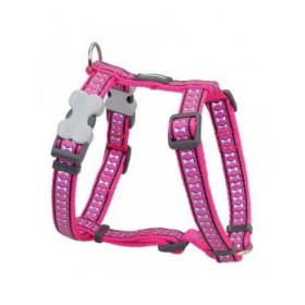 Imbracatura per Cani Red Dingo Osso Riflettente 46-76 cm Fucsia