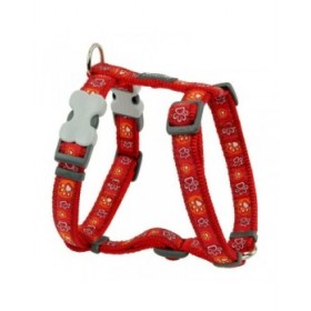 Imbracatura per Cani Red Dingo Style Rosso Impronta animale 46-76 cm