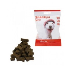Snack per Cani Gloria Display Snackys Fegato (30 x 75 g)