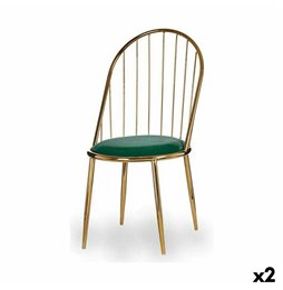 Cesto per i Panni Sporchi Home ESPRIT Bianco Naturale Metallo Shabby Chic 42 x 32 x 51 cm 5 Pezzi