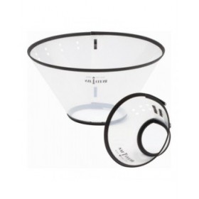 Collare elisabettiano per cani KVP Saf-T-Clear Trasparente (15-23 cm)