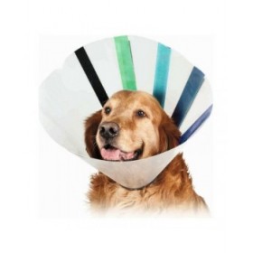 Collare elisabettiano per cani KVP EZ Clear (39-51 cm)