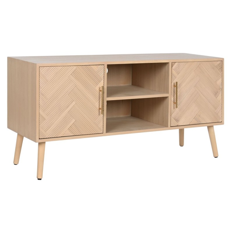 Mobile TV Home ESPRIT Naturale Legno di paulownia Legno MDF 120 x 40 x 60 cm