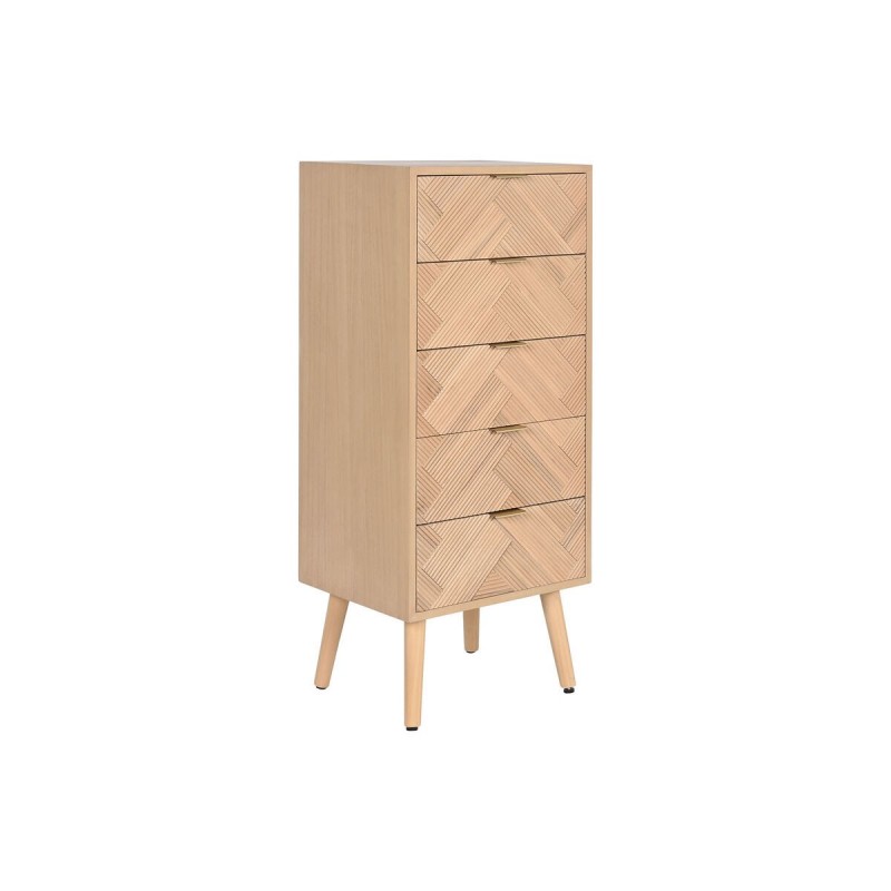 Cassettiera Home ESPRIT Naturale Legno di paulownia Legno MDF 42 x 34 x 101 cm