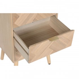 Cassettiera Home ESPRIT Naturale Legno di paulownia Legno MDF 42 x 34 x 101 cm