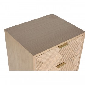 Cassettiera Home ESPRIT Naturale Legno di paulownia Legno MDF 42 x 34 x 101 cm