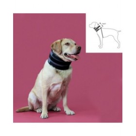 Collare Cervicale per Cani KVP Nero (6-28 cm)
