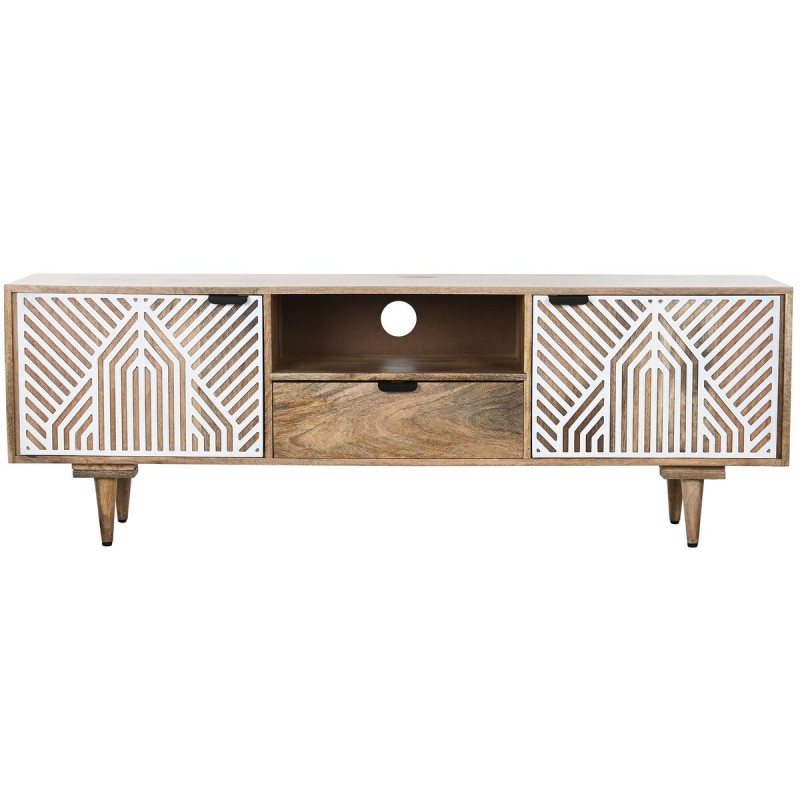 Mobile TV Home ESPRIT Bianco Legno di mango 160 x 41 x 55 cm