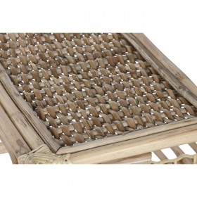 Tavolino da Caffè Home ESPRIT Naturale Bambù Rattan 76 x 46 x 40 cm