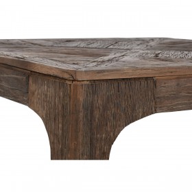 Tavolino da Caffè Home ESPRIT Marrone Legno 100 x 100 x 32 cm