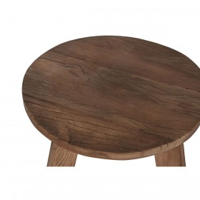 Tavolo aggiuntivo Home ESPRIT Marrone Legno Riciclato 60 x 60 x 45 cm
