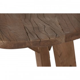 Tavolo aggiuntivo Home ESPRIT Marrone Legno Riciclato 60 x 60 x 45 cm