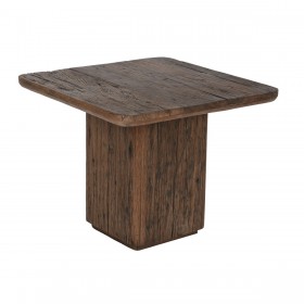 Tavolo aggiuntivo Home ESPRIT Marrone Legno Riciclato 61 x 61 x 50 cm