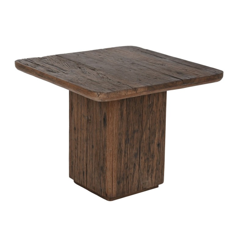 Tavolo aggiuntivo Home ESPRIT Marrone Legno Riciclato 61 x 61 x 50 cm