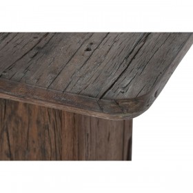 Tavolo aggiuntivo Home ESPRIT Marrone Legno Riciclato 61 x 61 x 50 cm