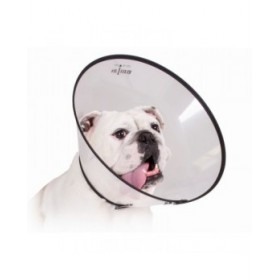 Collare elisabettiano per cani KVP Saf-T-Clear (38-63 cm)