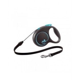 Guinzaglio per Cani Flexi Flexi 5 m Azzurro S