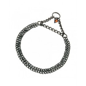 Collare per Cani Hs Sprenger Nero 2 mm Doppia Maglie (50 cm)