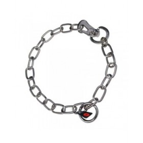 Collare per Cani Hs Sprenger Argentato 3 mm Maglie Semilungo (65 cm)