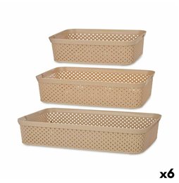 Cuscino Home ESPRIT Verde Beige Cottage 50 x 30 cm