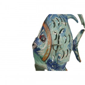 Statua Decorativa Home ESPRIT Pesce Mediterraneo 19 x 4 x 13 cm