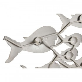 Decorazione da Parete Home ESPRIT Mediterraneo Pesci 88 x 8 x 64 cm