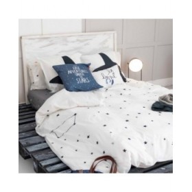 Copripiumino HappyFriday Blanc Constellation Multicolore 200 x 200 cm