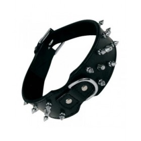 Collare per Cani Gloria Nero Sspuntoni (55 cm)