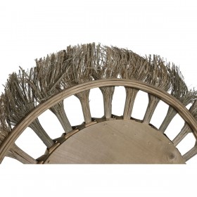 Specchio da parete Home ESPRIT Naturale Tropicale 60 x 2,5 x 60 cm