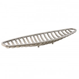Centrotavola Home ESPRIT Argentato Moderno Cromato 51 x 12 x 6 cm