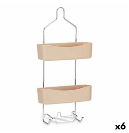 Lampada da tavolo Home ESPRIT Bianco Marrone Legno 36 x 36 x 60 cm
