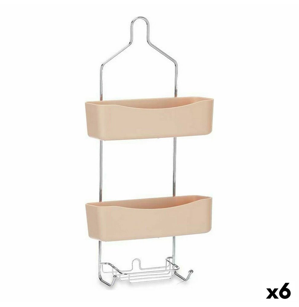 Lampada da tavolo Home ESPRIT Bianco Marrone Legno 36 x 36 x 60 cm