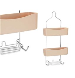 Lampada da tavolo Home ESPRIT Bianco Marrone Legno 36 x 36 x 60 cm