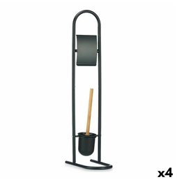 Lampada da tavolo Home ESPRIT Bianco Marrone Legno 36 x 36 x 60 cm