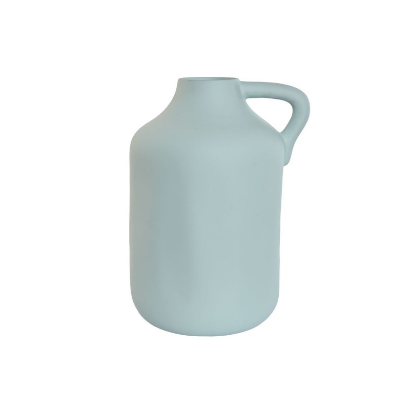 Vaso Home ESPRIT Blu cielo Gres Stile artigianale 36 x 31 x 48 cm