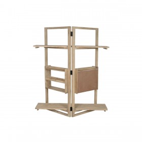 Scaffale Home ESPRIT Naturale Legno di mango Legno MDF 130 x 35 x 160 cm