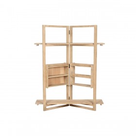 Scaffale Home ESPRIT Naturale Legno di mango Legno MDF 130 x 35 x 160 cm