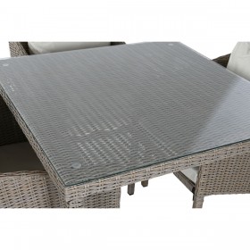 Tavolo con 4 sedie Home ESPRIT 90 x 90 x 72 cm