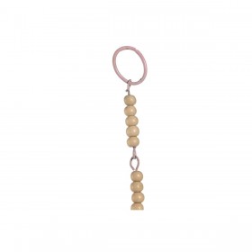 Decorazione pensile Home ESPRIT Azzurro Bianco Grigio Rosa Ferro Albero 33 x 1 x 77 cm (4 Unità)