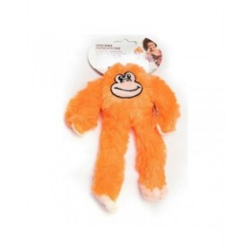 Peluche per cani Gloria Kikazaru 11 x 44 x 45 cm Scimmia Arancio