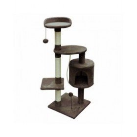 Albero tiragraffi per gatti Gloria 40 x 112 x 40 cm Marrone Legno Sisal