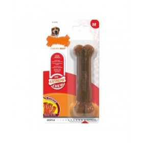 Giocattolo da mordere per cani Nylabone Dura Chew Bacon Taglia M Nylon