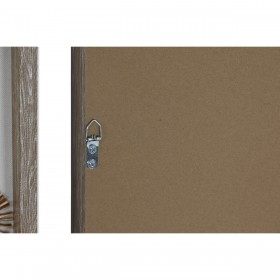 Tela Home ESPRIT Bianco Naturale Mediterraneo Marino 40 x 3 x 40 cm (4 Unità)