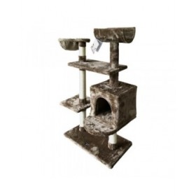 Tiragraffi per Gatti Gloria Jarama Albero Marrone Legno Carta Sisal (35 x 100 x 60 cm)