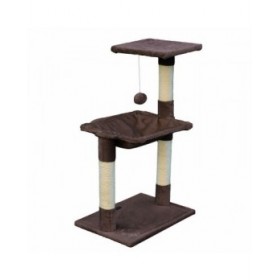 Albero tiragraffi per gatti Gloria 36 x 50 x 83 cm Marrone Legno Acciaio Sisal