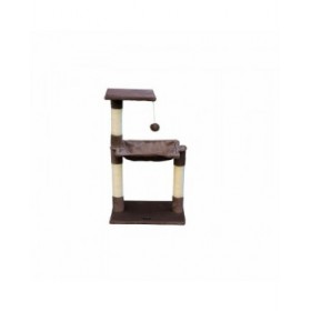 Albero tiragraffi per gatti Gloria 36 x 50 x 83 cm Marrone Legno Acciaio Sisal