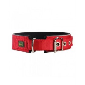 Collare per Cani Hunter Neoprene Reflect Rosso (54-61 cm)