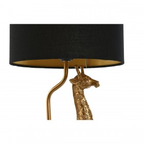 Lampada da tavolo Home ESPRIT Nero Dorato 20 x 20 x 53 cm
